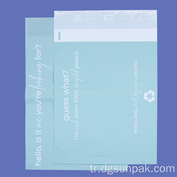 Ambalaj için çevre dostu biyolojik olarak parçalanabilir poli-maaşlı torbalar